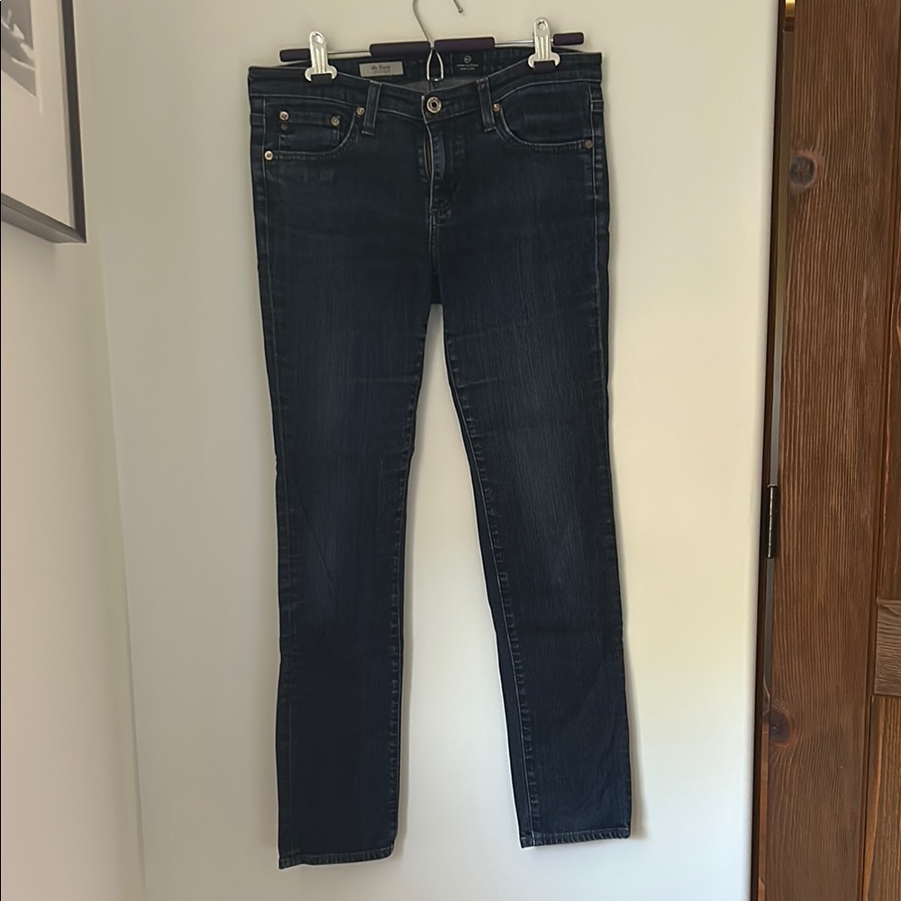 Ag Adriano Goldschmied Blue Skinny Jeans with Sleek Fit
